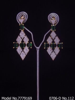 Cubic Zirconia Non-Dangling earrings