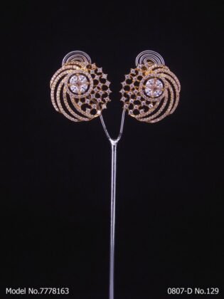 Handcrafted zircon Studs | Royal Taste