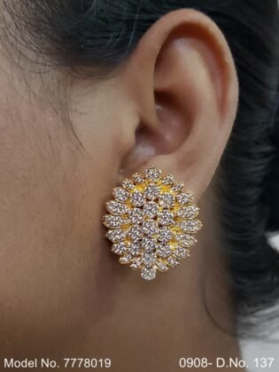 Handcrafted AD Stud Earrings
