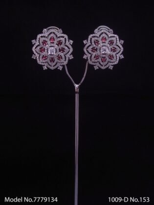 Glorious Stud Zircon Earring with AD stones