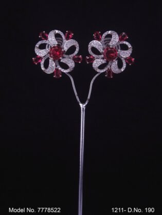 Cubic Zirconia Non-Dangling earrings